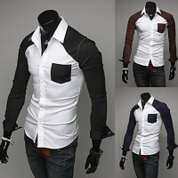 camisa mangas color